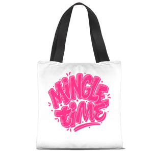 Tas Tote Fullprint Mingle Time