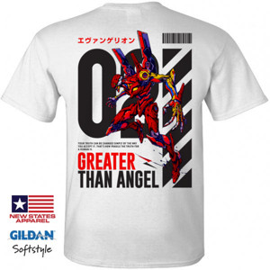 Kaos Reguler Greater Than Angel Evangelion 02 B