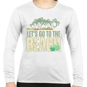 Kaos LETS GO TO THE BEACH Keren