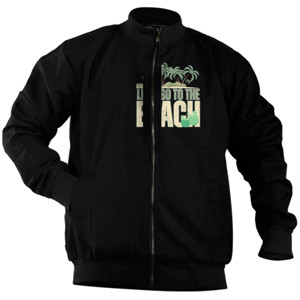 Jaket Bomber LETS GO TO THE BEACH Keren