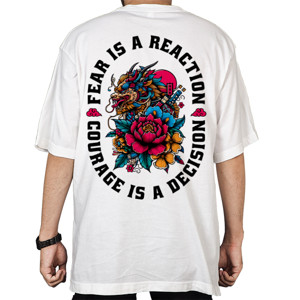 Kaos Oversize Dragon Courage