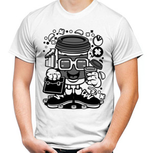 Kaos Coffee Cup Businessman