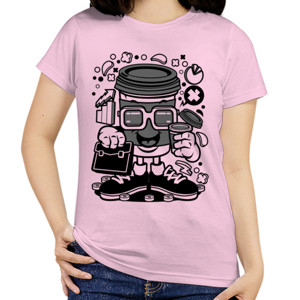 Kaos Coffee Cup Businessman