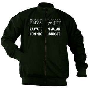 Jaket Bomber kaos Privat jet versi 2