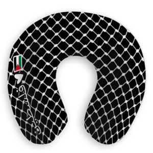 Bantal Leher Keffiyeh Hitam RG0028