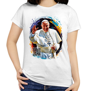Kaos Wanita POPE FRANCIS 001