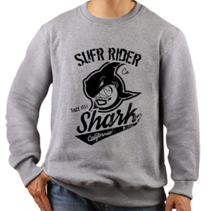 Jaket Sweater Distro Shark pattern