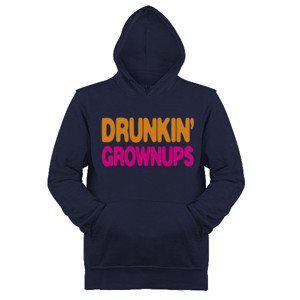 Jaket Hoodie drunkin grownup
