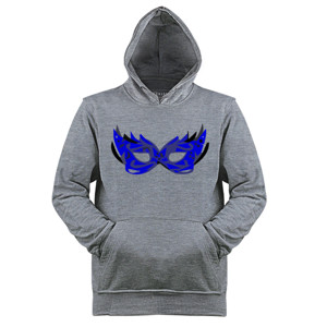 Jaket Hoodie Distro Blue Mask