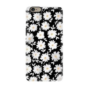 Flowers Daisy Black Case Casing HP