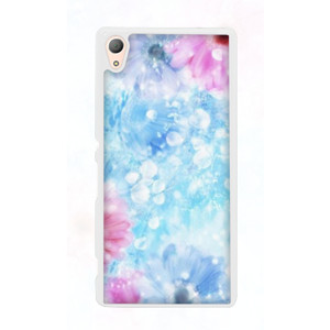 Pink Blue Flowers Casing HP
