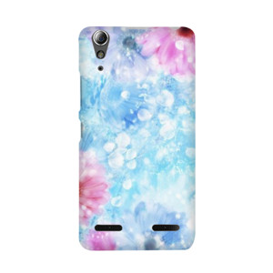 Pink Blue Flowers Casing HP