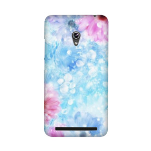 Pink Blue Flowers Casing HP