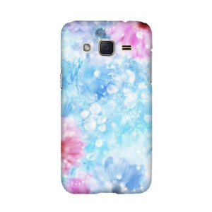 Pink Blue Flowers Casing HP