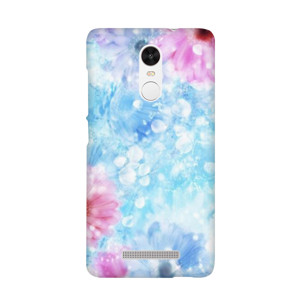 Pink Blue Flowers Casing HP