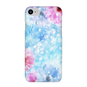 Pink Blue Flowers Casing HP