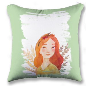 Bantal Girl in green