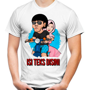 Kaos Kaos Luuc Dengan Custom Teks