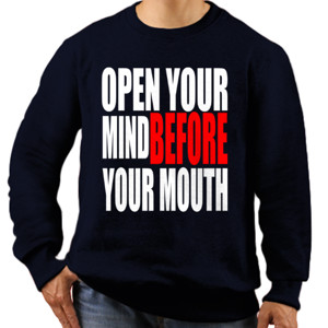 Jaket Sweater Open Your Mind 