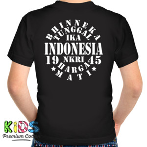 Kaos 1945  INDONESIA 2 back print