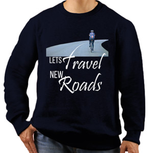 Jaket Sweater Lets Travel New Roads