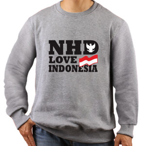 Jaket Sweater NHD Love Indonesia