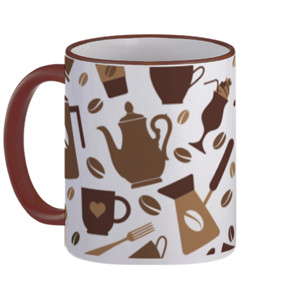 Mug Coffe time pattern mug
