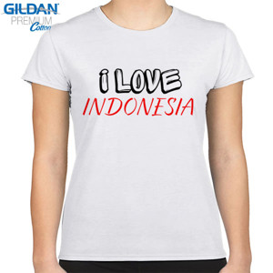 Kaos I love indonesia 