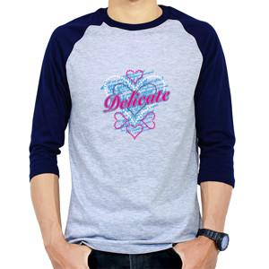 Kaos Raglan Delicate
