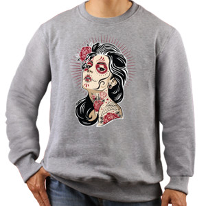 Jaket Sweater Day of the dead girl