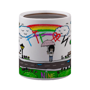 Mug Bunglon I Just Need My Coffee