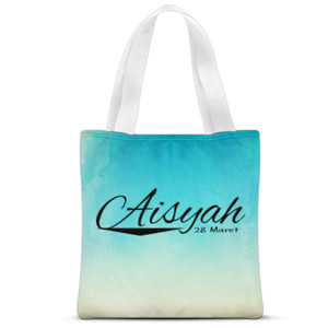 Tas Tote Fullprint beach