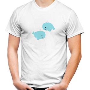 Kaos Whale - V-neck Wanita by Co_mbro