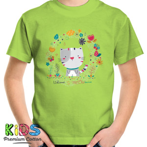 Kaos Kucing Hijau 
