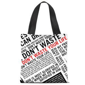 Tas Tote Fullprint DONT WASTE YOUR LIFE - CHRISTIANS