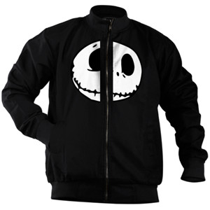 Jaket Bomber Nightmare - Jack Skellington Smiley 4