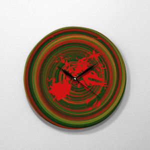 Jam Dinding green circle