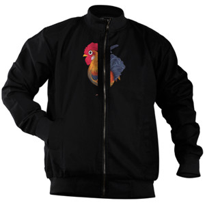 Jaket Bomber Rooster - Kaos Pria by Co_mbro