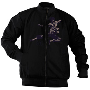 Jaket Bomber Kung Fu Person Jump