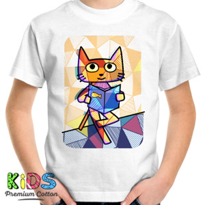 Kaos Kaos Kucing Keren Elegan Untuk Anak - Cute Cat