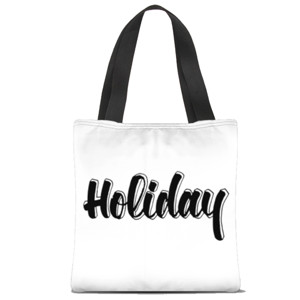 Tas Tote Fullprint Tote Bag Holiday Design