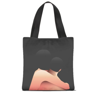 Tas Tote Fullprint Darkness