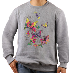 Jaket Sweater Butterflies