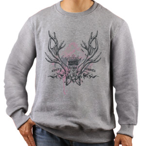 Jaket Sweater Denim Deer