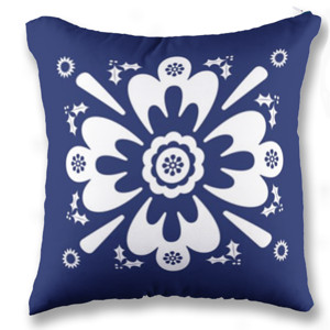 Bantal Sofa Model Turkish Biru