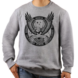 Jaket Sweater INDONESIA GARUDA 2 hitam