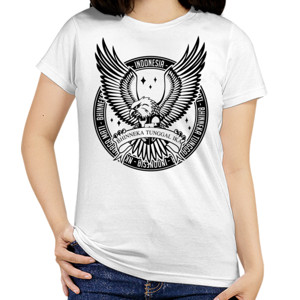 Kaos INDONESIA GARUDA 2 hitam
