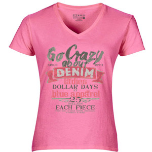 Kaos Go Crazy About Denim
