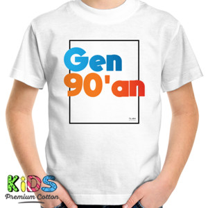 Kaos Kaos Wanita Gen 90 Cutton-Slub by Co_mbro 