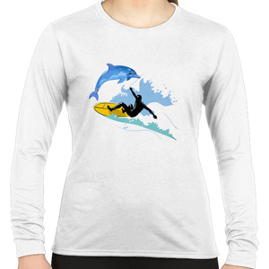 Kaos Distro Summer Days dolphin